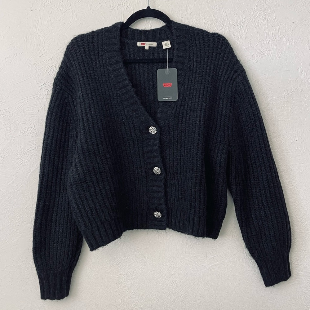 ‼️SOLD‼️ LEVI’S BLACK CARDIGAN